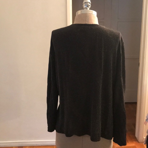 Teddy dressy, knit like, sparky cardigan top - Picture 5 of 6